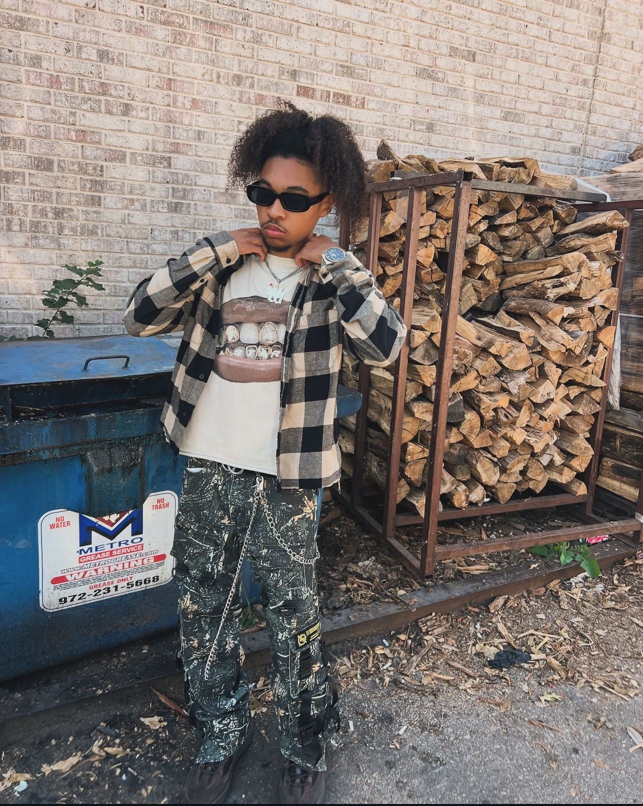 HUNTER CAMO CARGO DENIM