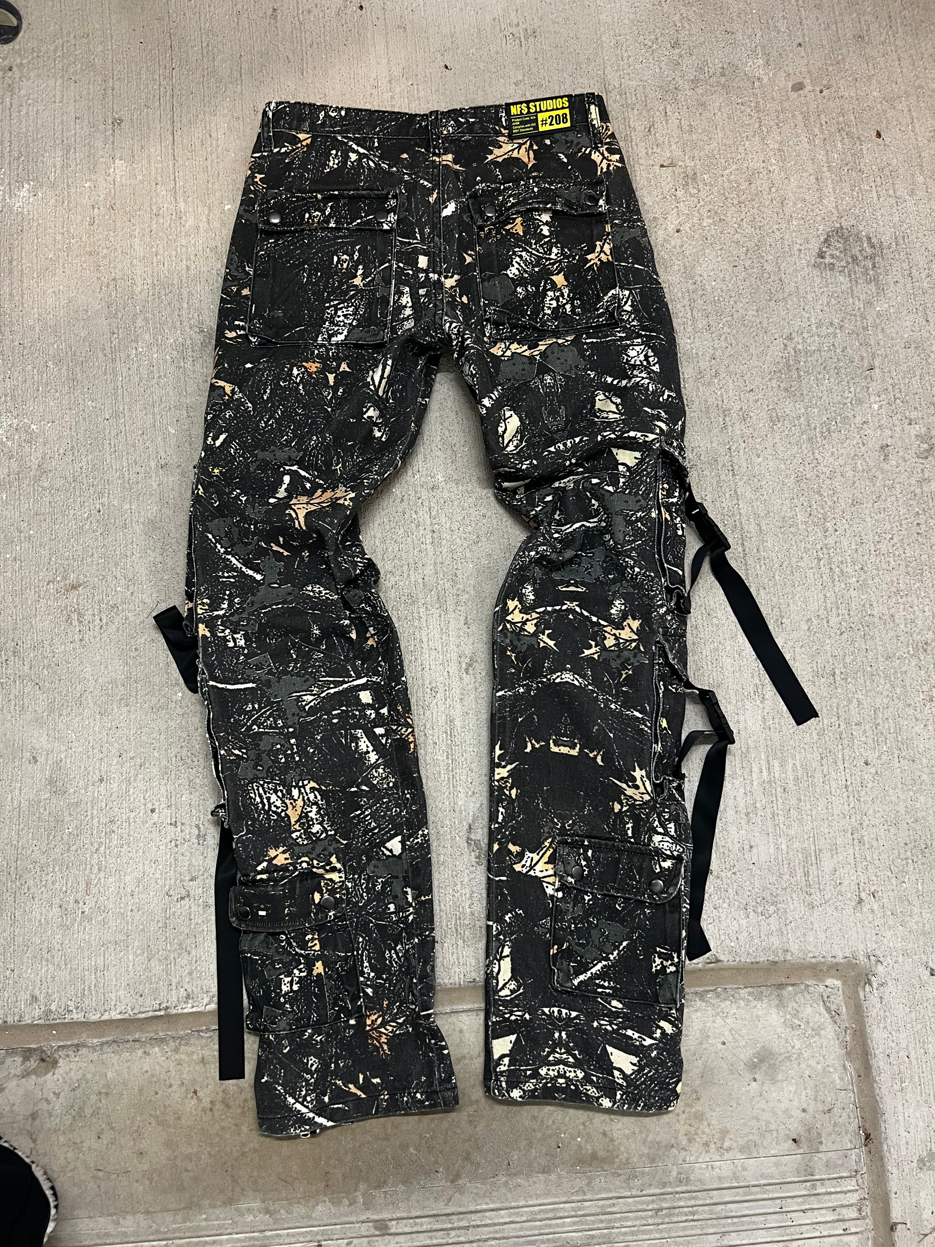 HUNTER CAMO CARGO DENIM