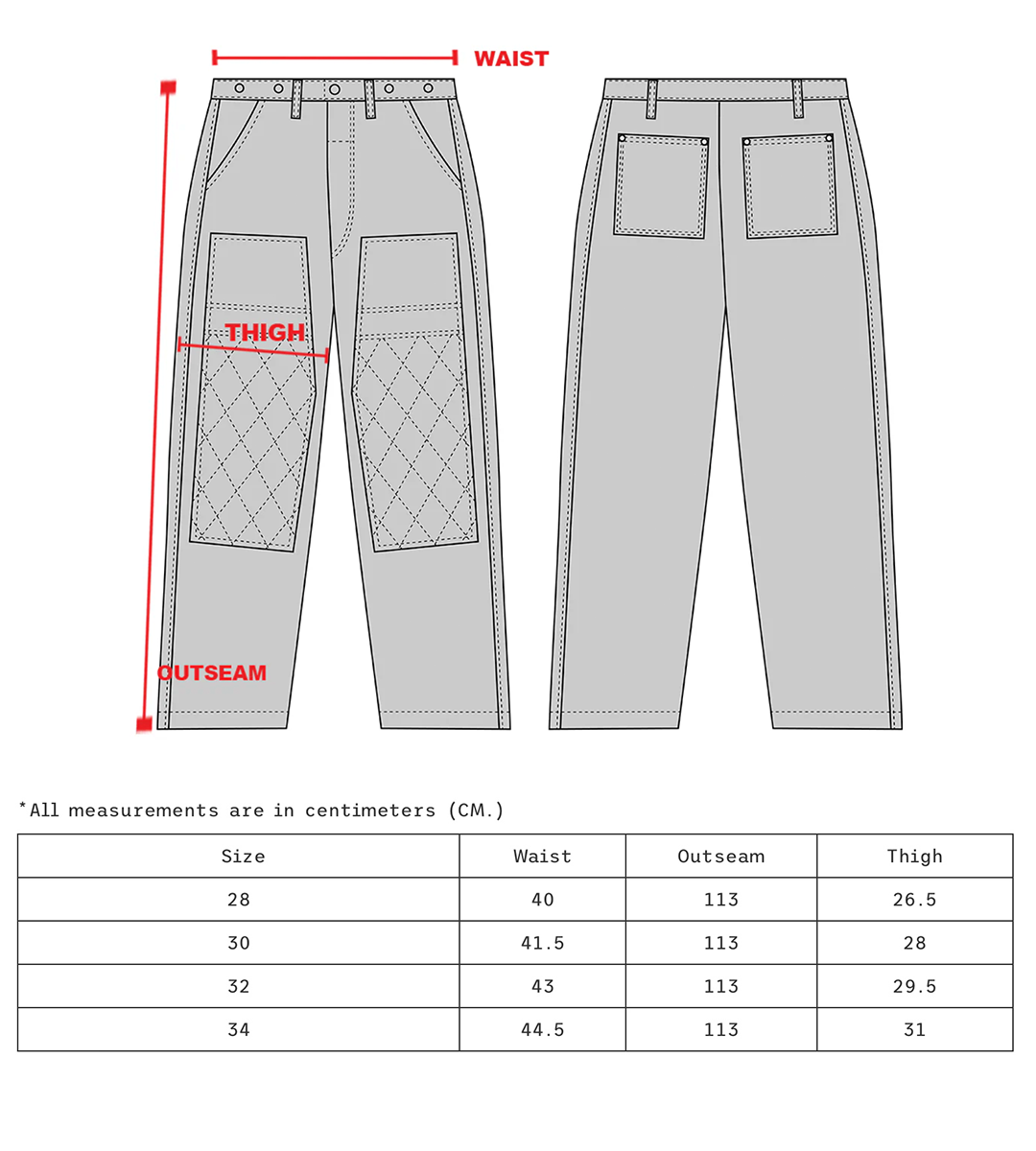 HUNTER CAMO CARGO DENIM