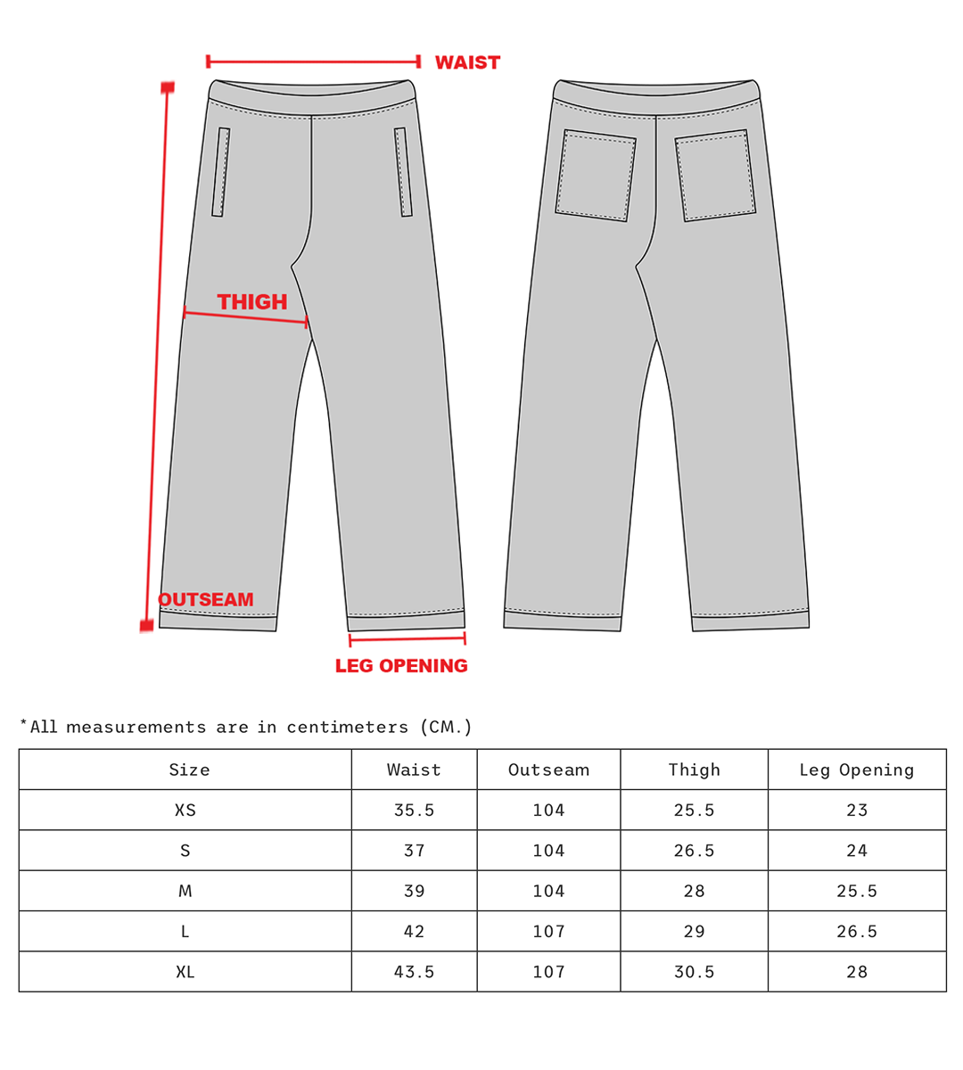 HAZARD DEPT. SWEATPANTS