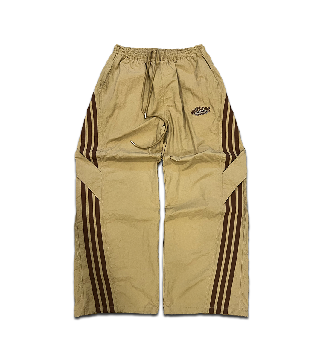 NYLON TRACKPANTS (TAN)